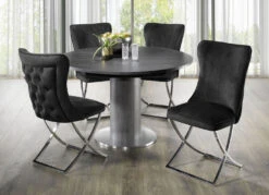 Außergewöhnlicher Tisch Mit Auszug -Qualitätshausladen aussergewoehnlicher tisch mit auszug farbe graphit schwarz 1