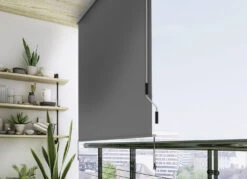 Balkonbeschattung Mit Kurbelantrieb