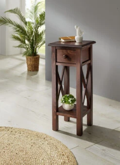 Beistelltisch Aus Holz 7 Beistelltisch Aus Holz -Qualitätshausladen beistelltisch aus holz farbe nussbaum