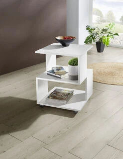 Beistellwagen Auf Rollen -Qualitätshausladen beistellwagen auf rollen farbe weiss 1