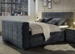 Boxspringbett Mit Elektrisch Versenkbarer TV-Halterung -Qualitätshausladen boxspringbett mit elektrisch versenkbarer tv halterung farbe anthrazit 1