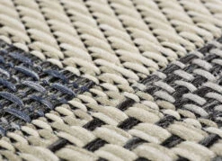 Brücken, Galerie Und Teppich Für Drinnen Und Draußen -Qualitätshausladen bruecken galerie und teppich fuer drinnen und draussen farbe beige blau groesse 110 2