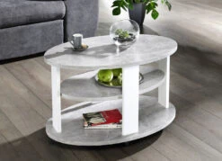 Couchtisch Auf Rollen -Qualitätshausladen couchtisch auf rollen farbe beton weiss