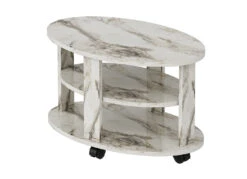 Couchtisch Auf Rollen -Qualitätshausladen couchtisch auf rollen farbe marmor weiss