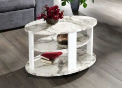 Couchtisch Auf Rollen -Qualitätshausladen couchtisch auf rollen farbe marmor weiss weiss