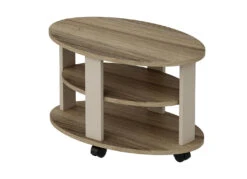 Couchtisch Auf Rollen -Qualitätshausladen couchtisch auf rollen farbe nussbaum cappuccino