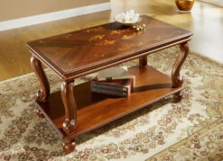 Couchtisch Mit Hochwertigen Intarsien In Der Tischplatte