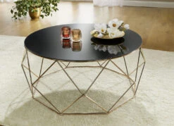 Couchtisch Mit Metallgestell