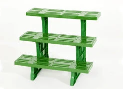 Dekorative Pflanzentreppe Mit 3 Stufen -Qualitätshausladen dekorative pflanzentreppe mit 3 stufen farbe gruen 2