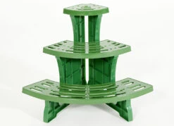 Dekorative Pflanzentreppe Mit 3 Stufen