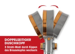 Duschkopf -Qualitätshausladen duschkopf farbe anthrazit orange 3