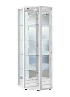 Eck-Vitrine Mit LED-Beleuchtung