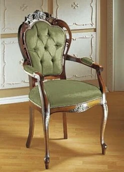 Elegante Esszimmer-Stühle Oder Sessel -Qualitätshausladen elegante esszimmer stuehle oder sessel farbe gruennussbaum 1