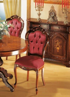 Elegante Esszimmer-Stühle Oder Sessel -Qualitätshausladen elegante esszimmer stuehle oder sessel farbe rotnussbaum 1
