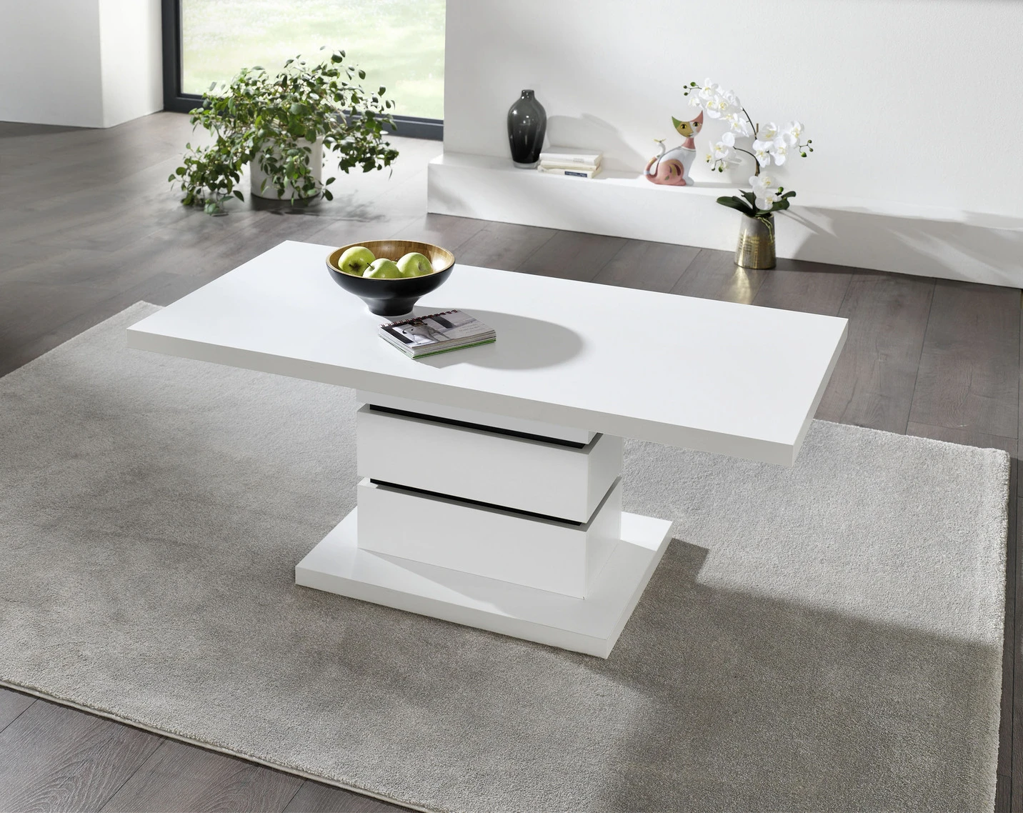 Eleganter Couchtisch Mit Marmor-Optik 6 Eleganter Couchtisch Mit Marmor-Optik – Bild 4