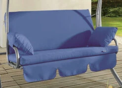 Ersatzauflagen Zu Hollywood-Schaukeln -Qualitätshausladen ersatzauflagen zu hollywood schaukeln farbe blau 1