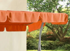 Ersatzdach Für Hollywood-Schaukeln -Qualitätshausladen ersatzdach fuer hollywood schaukeln farbe mandarine 1