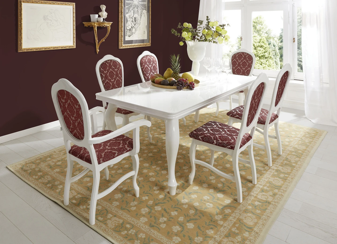 Esszimmermöbel Mit Hochglanzlackierter Oberfläche 6 Esszimmermöbel Mit Hochglanzlackierter Oberfläche – Bild 4