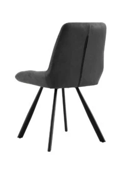 Esszimmerstühle, 4er-Set, Mit Metallgestell -Qualitätshausladen esszimmerstuehle 4er set mit metallgestell farbe anthrazit 3