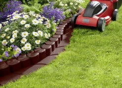 Flexi-Rasenkante, 8er-Set, Mit Fahrspur -Qualitätshausladen flexi rasenkante 8er set mit fahrspur farbe dunkelbraun 1