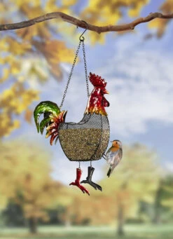 Futterstelle Hahn, Aus Eisen