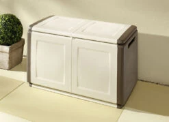 Gartenboxen Aus Robustem Polypropylen -Qualitätshausladen gartenboxen aus robustem polypropylen farbe beige 2