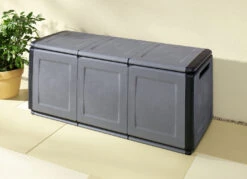Gartenboxen Aus Robustem Polypropylen -Qualitätshausladen gartenboxen aus robustem polypropylen farbe grau 2
