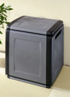Gartenboxen Aus Robustem Polypropylen -Qualitätshausladen gartenboxen aus robustem polypropylen farbe grau