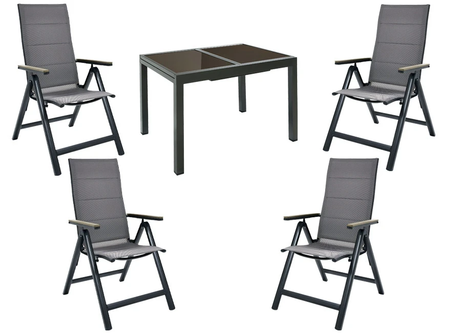 Gartenmöbel-Set Trivero, 5-teilig, Mit Klappsesseln 3 Gartenmöbel-Set Trivero, 5-teilig, Mit Klappsesseln