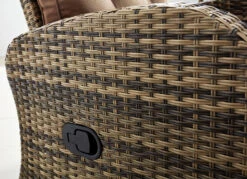 Großzügiger Komfort-Sessel Mit Passendem Sitzkissen -Qualitätshausladen grosszuegiger komfort sessel mit passendem sitzkissen farbe braun 1