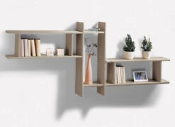 Hängeregal, Waagrecht Oder Senkrecht Aufzuhängen -Qualitätshausladen haengeregal waagrecht oder senkrecht aufzuhaengen farbe eiche sonoma 1