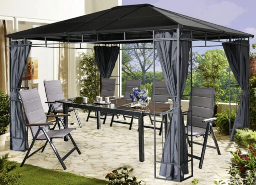 Hardtop-Pavillon Limone Mit Seitenteilen