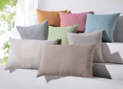 Hochwertige, Jacquard-gewebte Kissenbezüge -Qualitätshausladen hochwertige jacquard gewebte kissenbezuege farbe aqua groesse 105 2