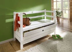 Hochwertige Sitzbank Aus Teilmassivem Holz -Qualitätshausladen hochwertige sitzbank aus teilmassivem holz farbe natur 1