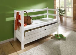 Hochwertige Sitzbank Aus Teilmassivem Holz