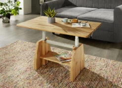 Höhenverstellbarer Couchtisch Aus Massivholz -Qualitätshausladen hoehenverstellbarer couchtisch aus massivholz farbe kernbuche 1