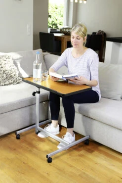 Höhenverstellbarer Komfort- Und Betttisch 7 Höhenverstellbarer Komfort- Und Betttisch -Qualitätshausladen hoehenverstellbarer komfort und betttisch farbe braun 1