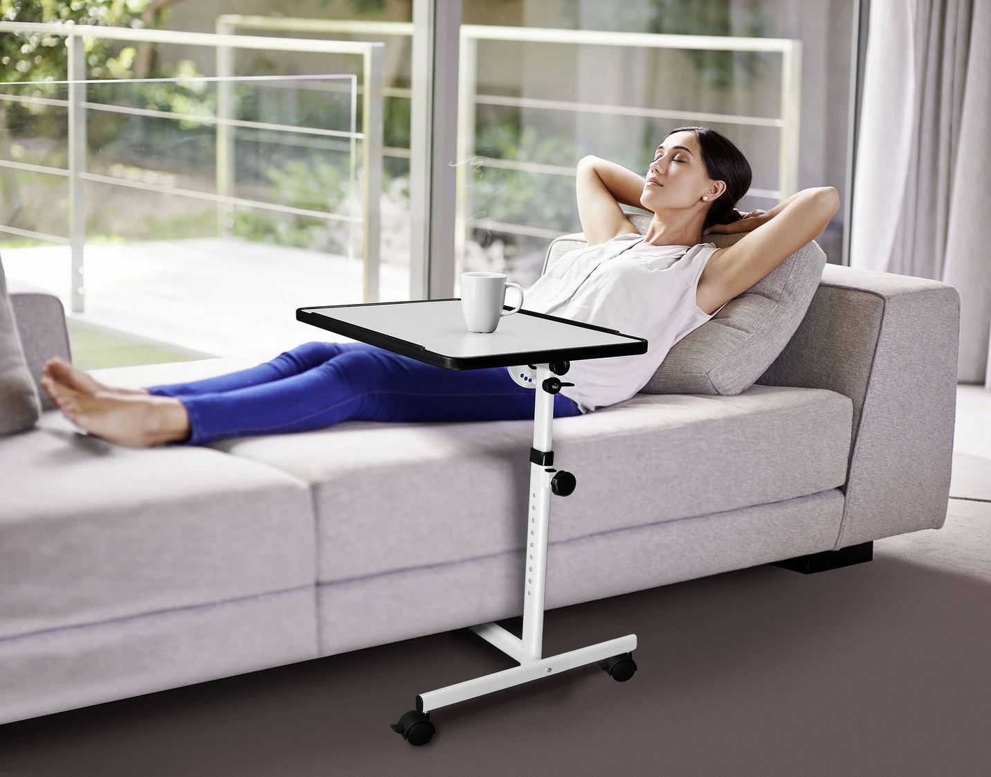 Höhenverstellbarer Komfort- Und Betttisch 3 Höhenverstellbarer Komfort- Und Betttisch