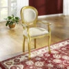 Italienische Stühle Mit Federkernpolsterung -Qualitätshausladen italienische stuehle mit federkernpolsterung farbe gold beige