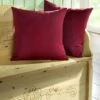 Kissen, 2er-Set, Mit Füllung Aus Weichen Schaumstoffflocken -Qualitätshausladen kissen 2er set mit fuellung aus weichen schaumstoffflocken farbe bordeaux