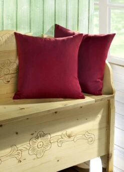 Kissen, 2er-Set, Mit Füllung Aus Weichen Schaumstoffflocken