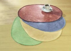 Klassisch Marmorierte Wachstuch-Tischdecke -Qualitätshausladen klassisch marmorierte wachstuch tischdecke farbe blau groesse 108 2