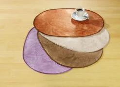 Klassisch Marmorierte Wachstuch-Tischdecke -Qualitätshausladen klassisch marmorierte wachstuch tischdecke farbe blau groesse 108 3