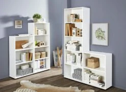 Klassische Regal-Serie Mit Kunststofffüßen -Qualitätshausladen klassische regal serie mit kunststofffuessen farbe weiss 1