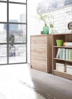 Kombifreundlichen Kommode Mit 4 Schubladen -Qualitätshausladen kombifreundlichen kommode mit 4 schubladen farbe eiche sonoma