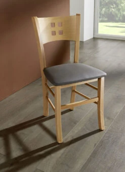 Kombistarke Stühle, Set 2er -Qualitätshausladen kombistarke stuehle set 2er farbe buche grau 1