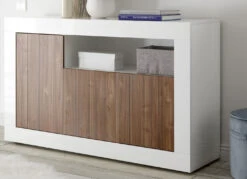 Kommode Mit Weißer Hochglanz-Lackierung