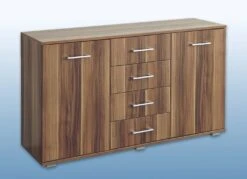 Kommoden In Hochwertiger, Stabiler Ausführung -Qualitätshausladen kommoden in hochwertiger stabiler ausfuehrung farbe nussbaum