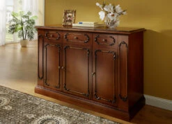 Kommoden Mit Echtholzfurnier Und Kunstvollen Verzierungen -Qualitätshausladen kommoden mit echtholzfurnier und kunstvollen verzierungen farbe nussbaum 1