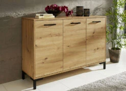 Kommodenserie Mit Kratzfester, Laminierter Oberfläche -Qualitätshausladen kommodenserie mit kratzfester laminierter oberflaeche farbe eiche 3